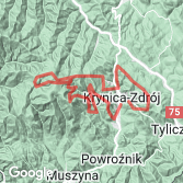 Mapa Krynica MTB Marathon 2011 - Mega